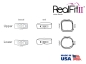 Preview: RealFit™ II snap - Bagues de molaires, Kit d'introduction, M. inf., combin. simple (dent 47, 37)  MBT* .022"