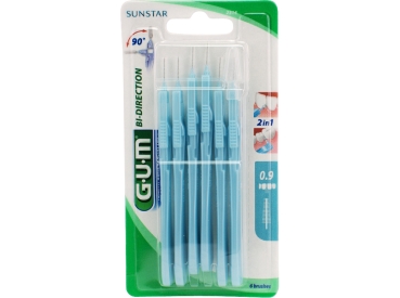 Brossettes GUM Bi-Direction 0,9mm Blister