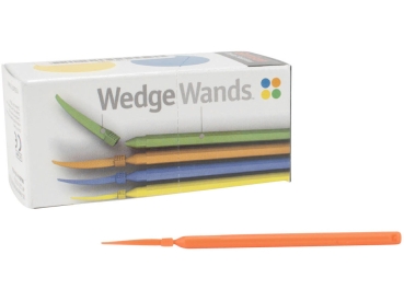 Wedge Wands orange opaque moyen 100p.
