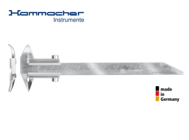 Caliper « modèle Zurich », 125 mm (Hammacher)