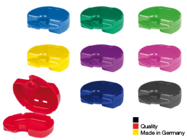Boîtes d'orthodontie (paillettes), MINI, mélange de couleurs