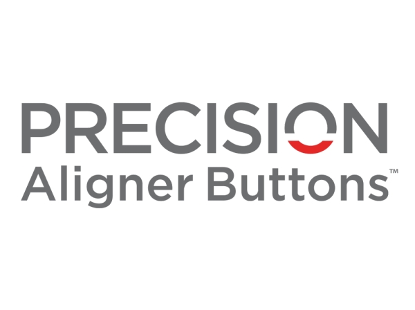 Precision Aligner Button / Boutons à coller - , 2ème génération