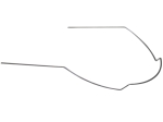 Arc d'intrusion (Nickel-Titane), .016" x .022", M. supérieure, long