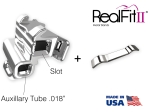 RealFit™ II snap - Bagues, M. inf., combin. double (dent 46)  Roth .018"