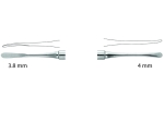 Périotome Molt, double extrémité, 3,8 mm / 4 mm