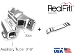 RealFit™ I - Bagues de mol., M. sup., combin. double + verrou palatal (dent 17, 16)  MBT* .018"